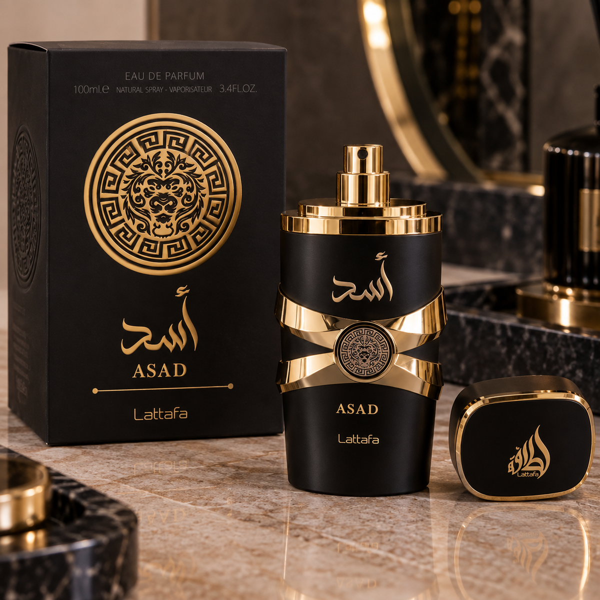 ASAD BLACK EAU DE PARFUM 100ML